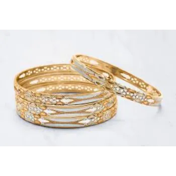 White Gold Bangles